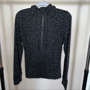 Lululemon Hooded Define Jacket Nulu - Black leopard